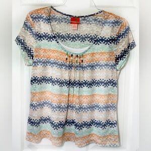 Hearts of palm women’s Short Sleeve Top‎ Sz M
